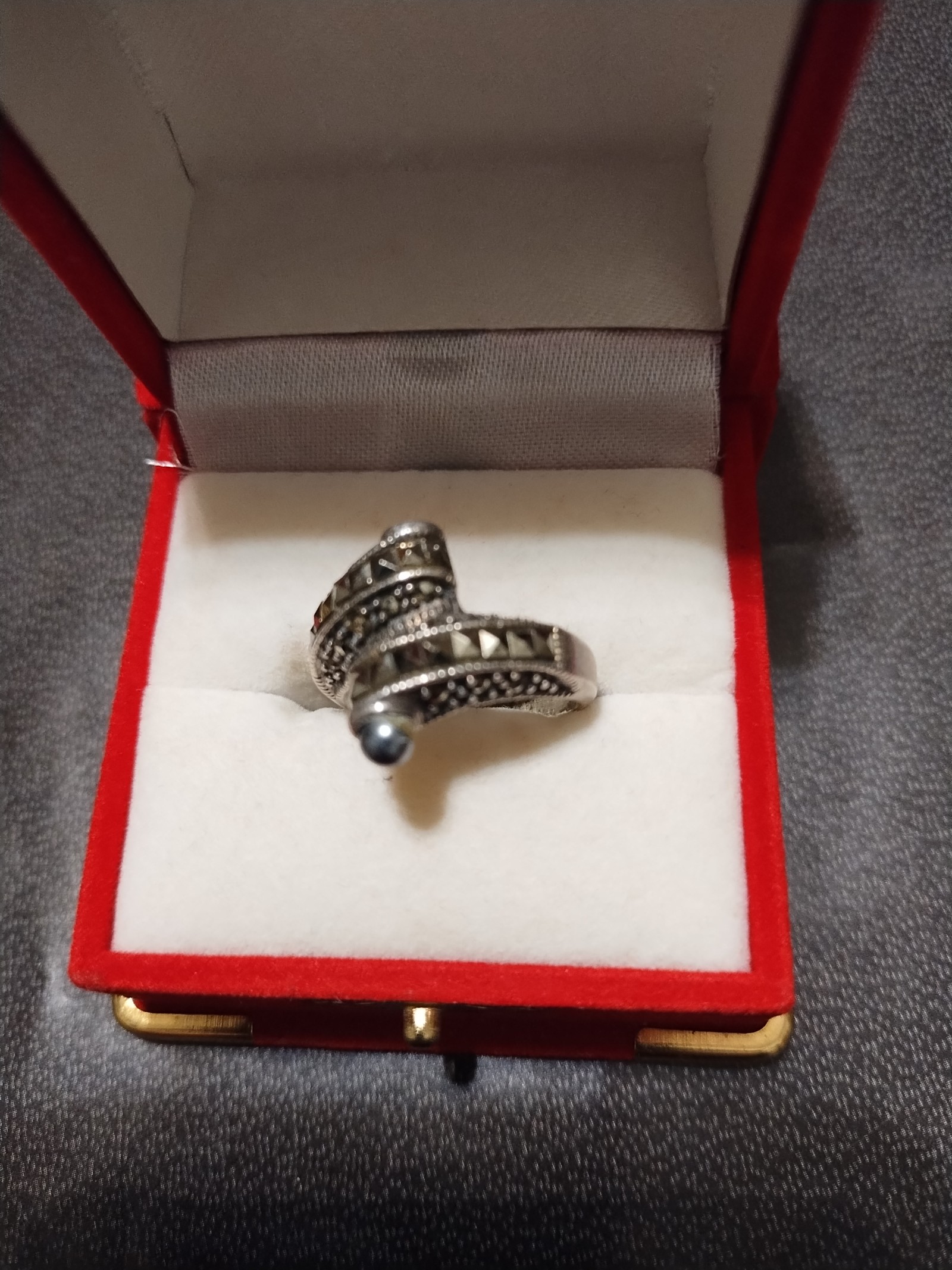 Vintage Marcasite Wrap Ring