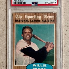 1962 Topps Baseball WILLIE MAYS #395 PSA 5 San Francisco Giants