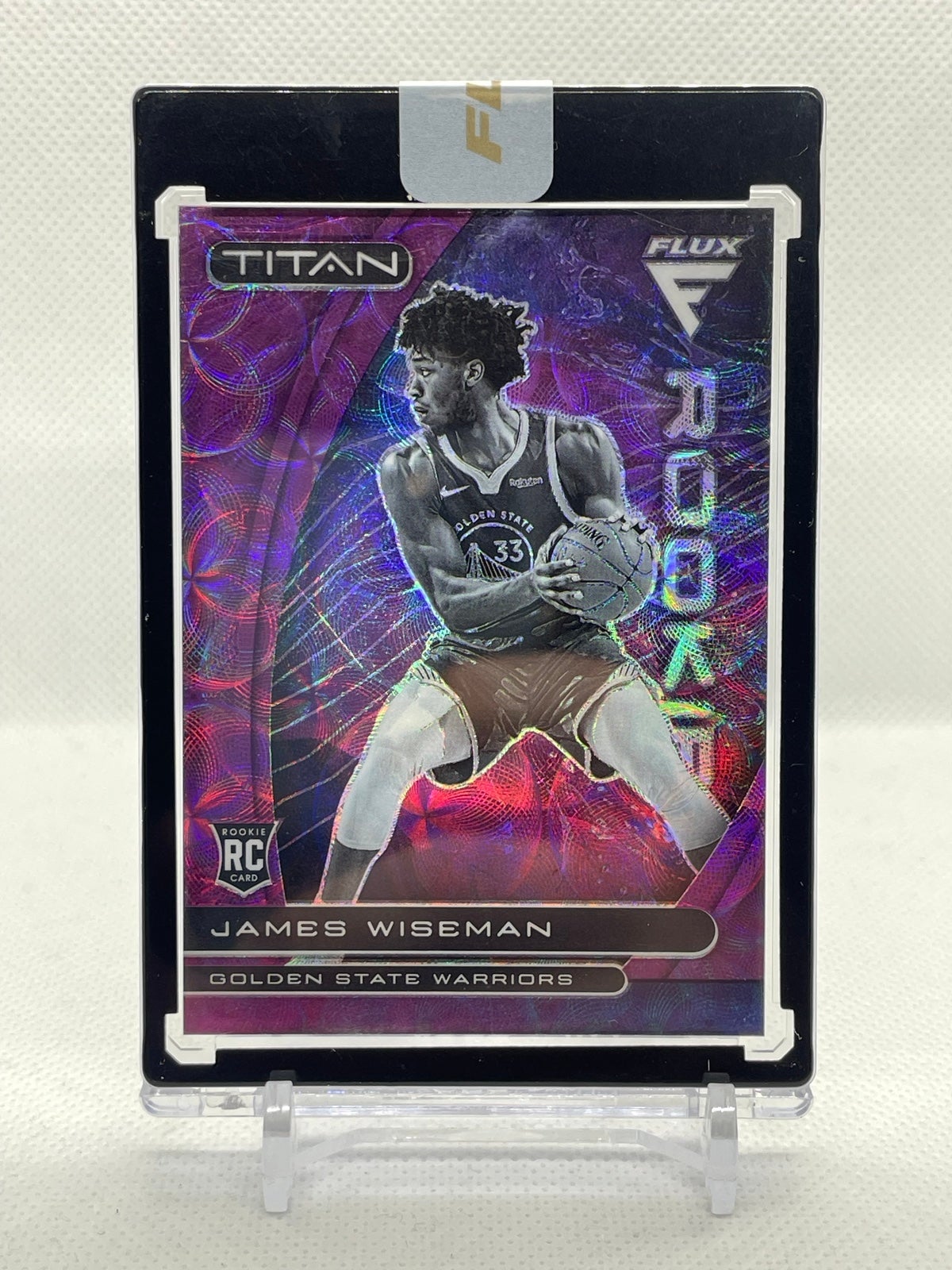 2020-21 Flux JAMES WISEMAN RC Titan Purple Scope /38 Warriors Detroit Pistons