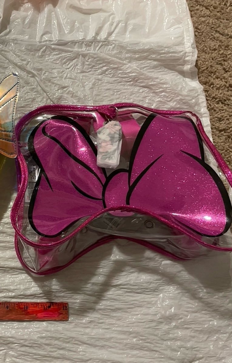 Disney store Minnie Mouse bow backpack