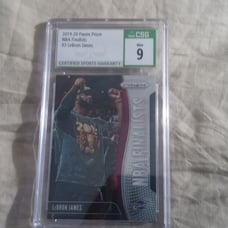 SUPER CARDS LEBRON JAMES SGC 9