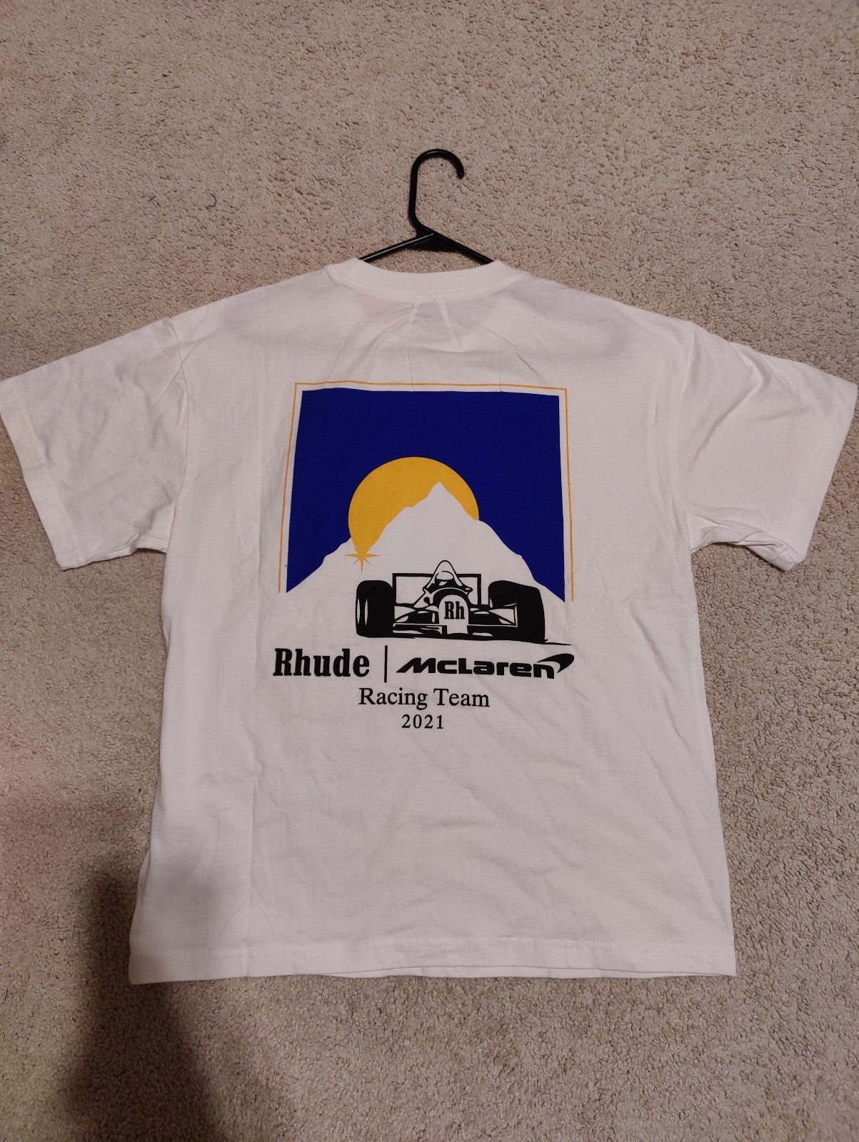 Rhude x McLaren Mens Small Shirt New with Tags NWT