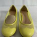 US Size 8.5 / EUR 39 Palter DeLiso Casual Slip on Flats Chartreuse Yellow Comfy