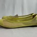 US Size 8.5 / EUR 39 Palter DeLiso Casual Slip on Flats Chartreuse Yellow Comfy