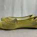 US Size 8.5 / EUR 39 Palter DeLiso Casual Slip on Flats Chartreuse Yellow Comfy