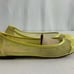 US Size 8.5 / EUR 39 Palter DeLiso Casual Slip on Flats Chartreuse Yellow Comfy
