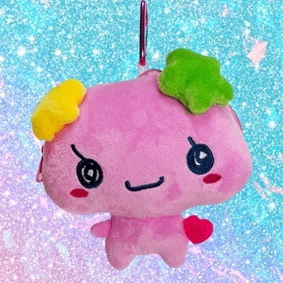 NEW - Tamagotchi Violetchi Plush Mini Pouch