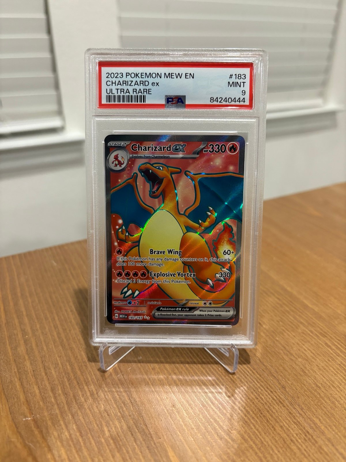 Charizard ex 183/165 Sv: Scarlet & Violet 151 Holo PSA 9