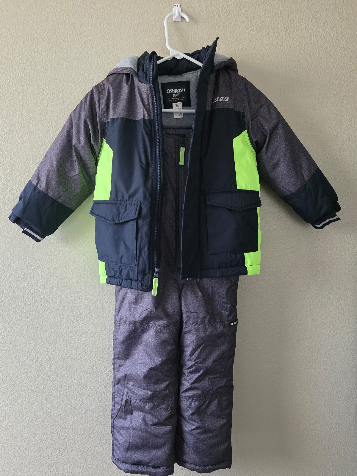 OshKosh B'Gosh Little Boys' Heavyweight Coat and Snowbib Snowsuit Sets