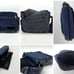 Messenger Bag Stonewashed Blue Washable Bag