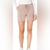 Monrow Size Medium Sweater Shorts NWT Light Beige Pockets