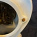 Vintage Ansonia Antique Porcelain Mantle Clock White w/ colorful Flowers