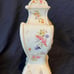 Vintage Ansonia Antique Porcelain Mantle Clock White w/ colorful Flowers