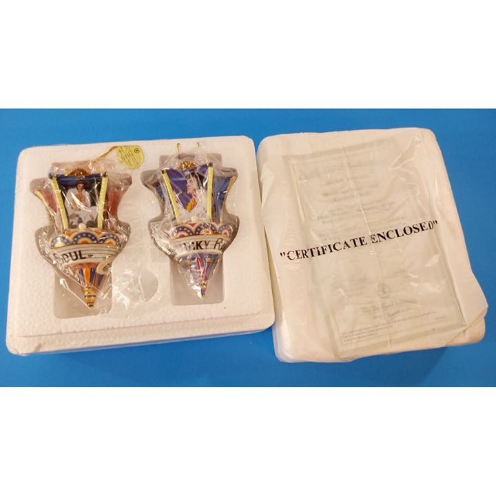RARE Elvis Marquee Magic Bone China Ornaments-Bradford Edition - Kentucky Rain
