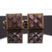 Signed Hadley Carved Shell Cufflinks