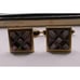 Signed Hadley Carved Shell Cufflinks