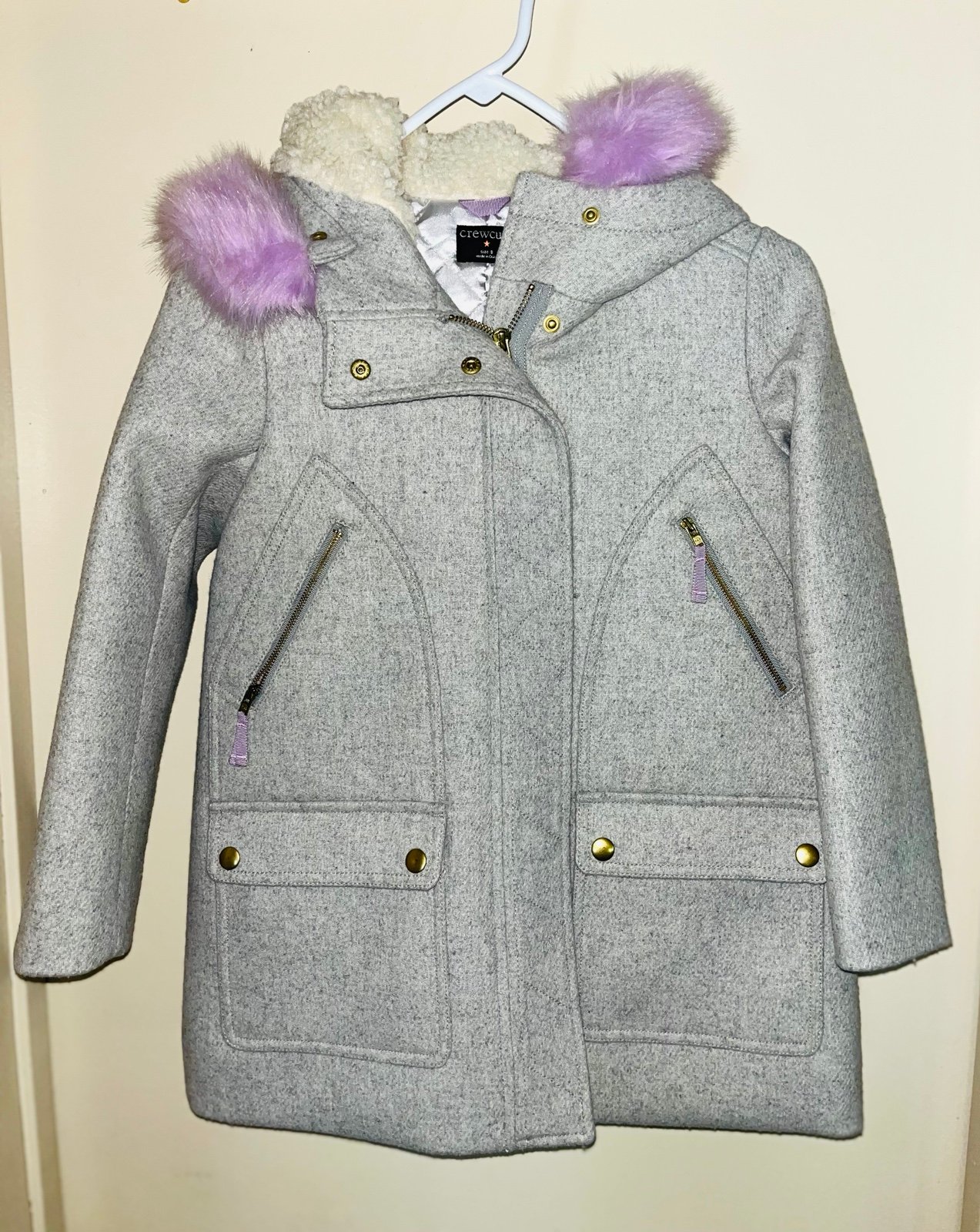 girls peacoat