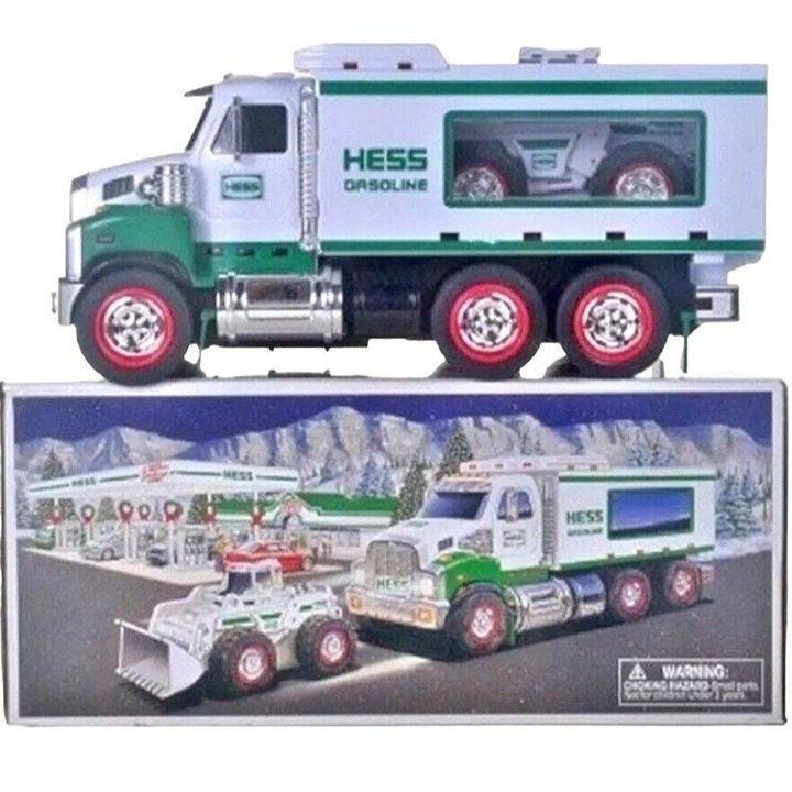 HESS 2008 Toy Truck and Front Loader New in Box Lights Flashers Sound READ Mercari