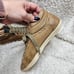 Burberry Washed Leather Tan Hi Top Sneakers sz 38