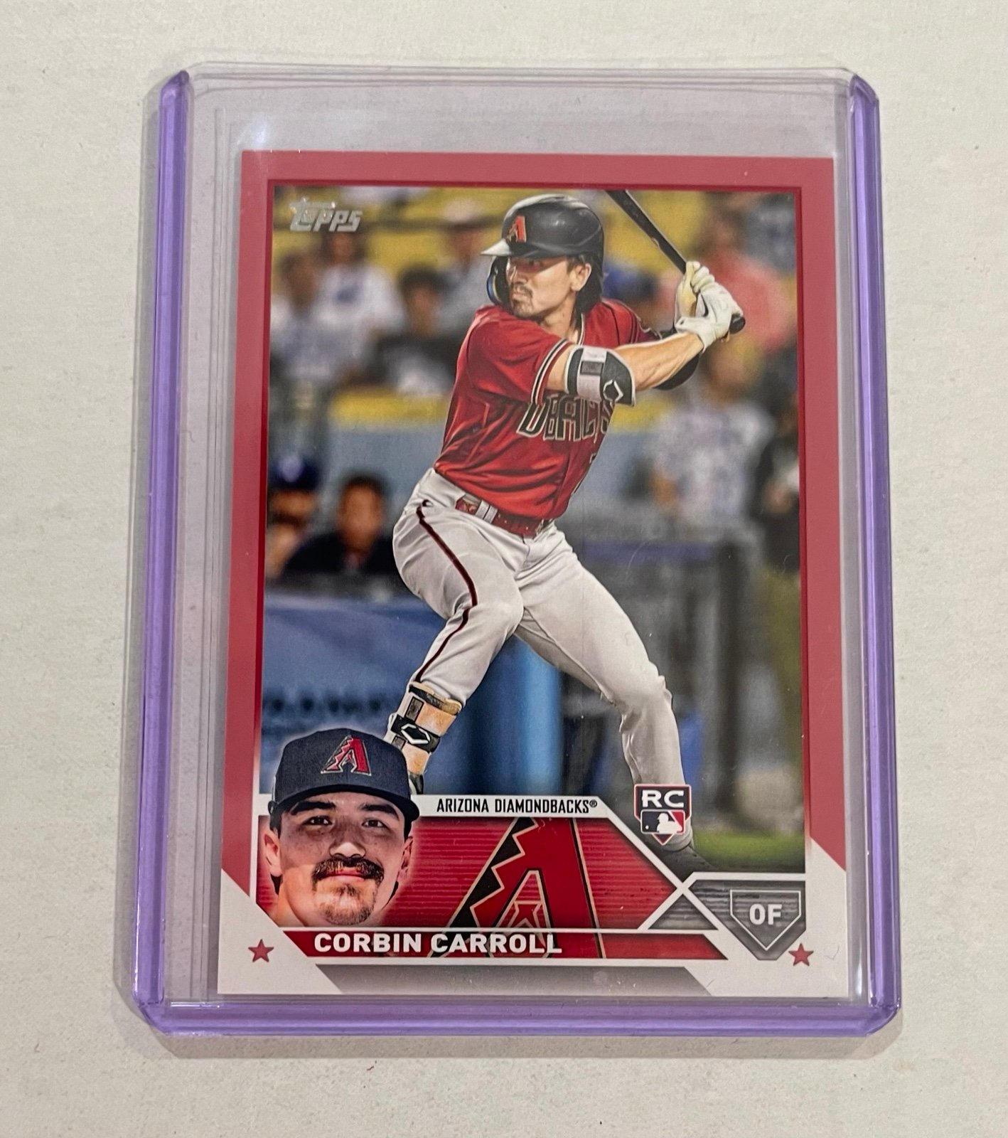 Corbin Carroll 2023 Topps Rookie #401 RC PINK /50