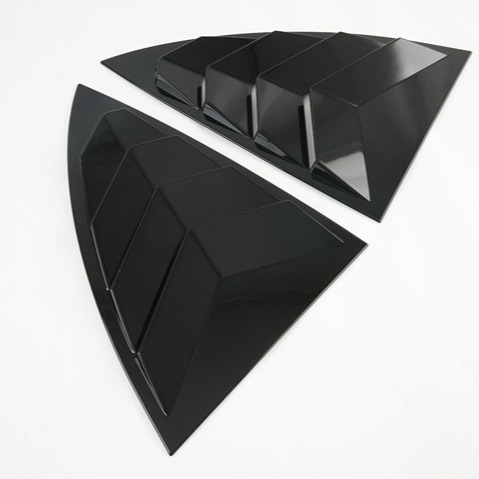 BRAND NEW TESLA MODEL Y 2020-2024 Glossy Black Side Vent Window Quarter Louver