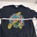 Eleven Paris Nolan Mens Size Small Black Embroidered Sweatshirt Peacock Feathers