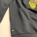 Eleven Paris Nolan Mens Size Small Black Embroidered Sweatshirt Peacock Feathers