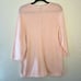 Lauren Ralph Lauren Classic V Neck Pastel Pink Knit Cotton Sweater Size 2X NWT