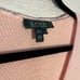 Lauren Ralph Lauren Classic V Neck Pastel Pink Knit Cotton Sweater Size 2X NWT