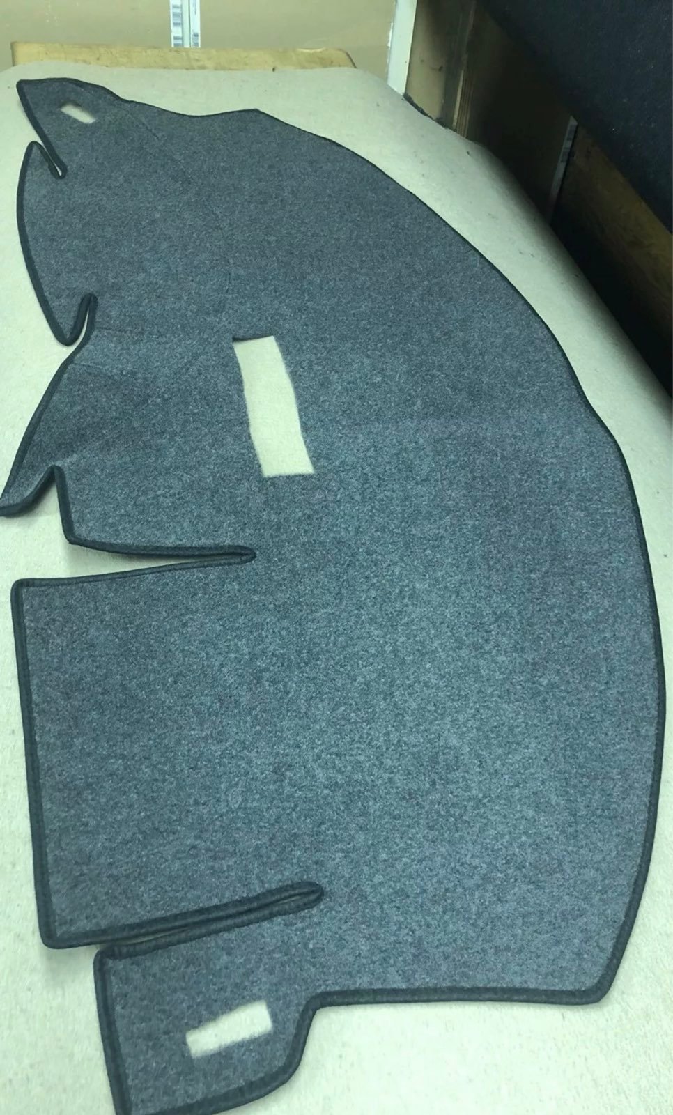 CHEVY CAMARO DASH COVER DARK CHARCOAL GRAY POLYCARPET