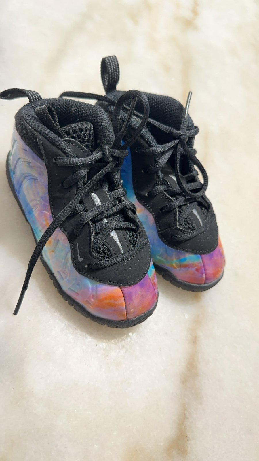 Nike Little Posite One XX Crib 'Big Bang' Team Orange/Dark Grey/Black DA4162-800