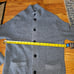 J.Crew Blue Button Down Heavy Sweater Size Medium