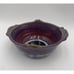 Pottery Handmade Ceramic Candy Dish Bowl Serving Multi Color Signed Pike