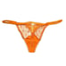 LA PERLA LACE THONG FLORAL LACE THONG ORANGE L