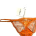 LA PERLA LACE THONG FLORAL LACE THONG ORANGE L