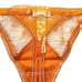 LA PERLA LACE THONG FLORAL LACE THONG ORANGE L