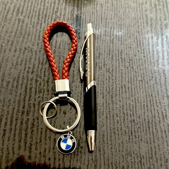 New Designer BMW key chain & pen. Great to carry along in your handbag!