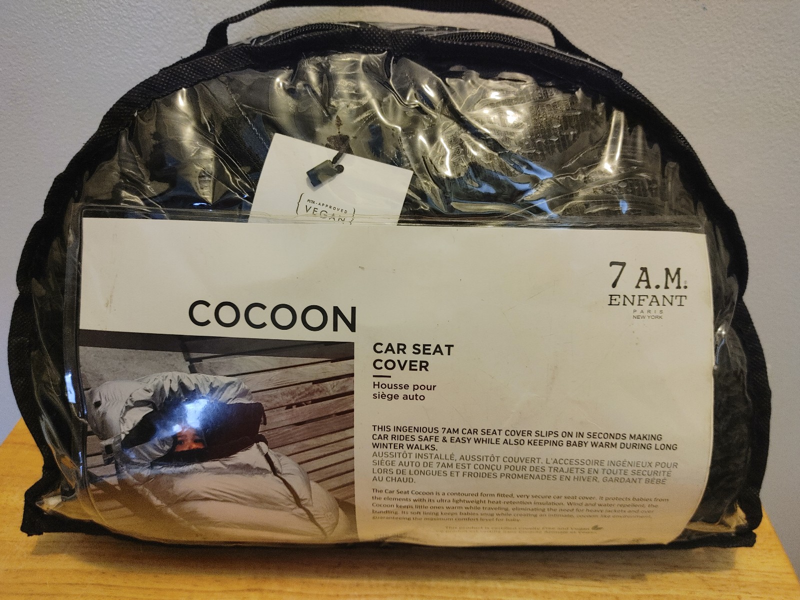 7 A.M. Enfant Cocoon Infant Car Seat Cover Car Seat Cocoon - Polar