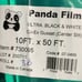 NEW Panda Black & White Poly Film 10 ft x 50 ft Roll