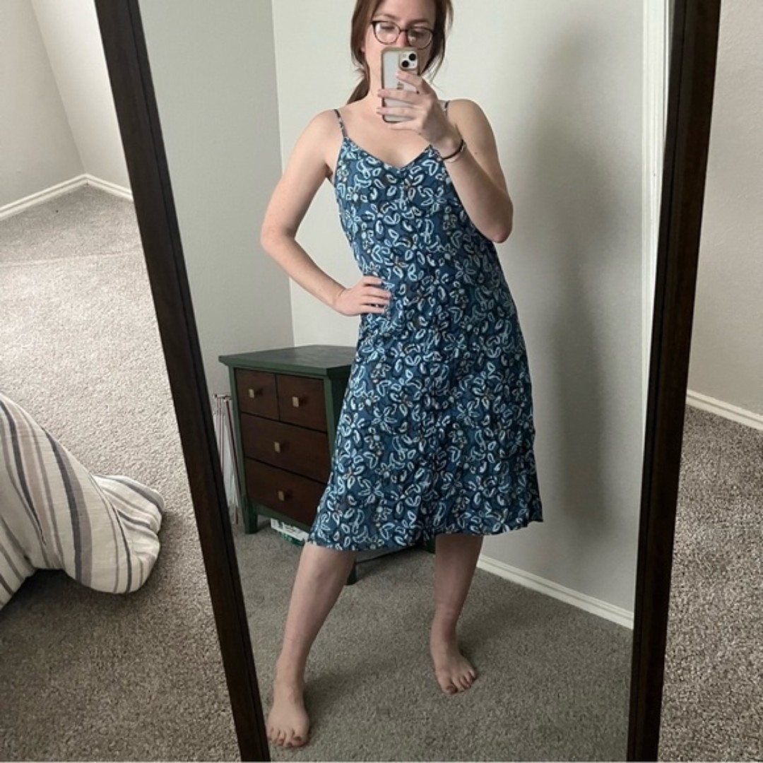 Apiece Apart Cotton Printed Midi Dress