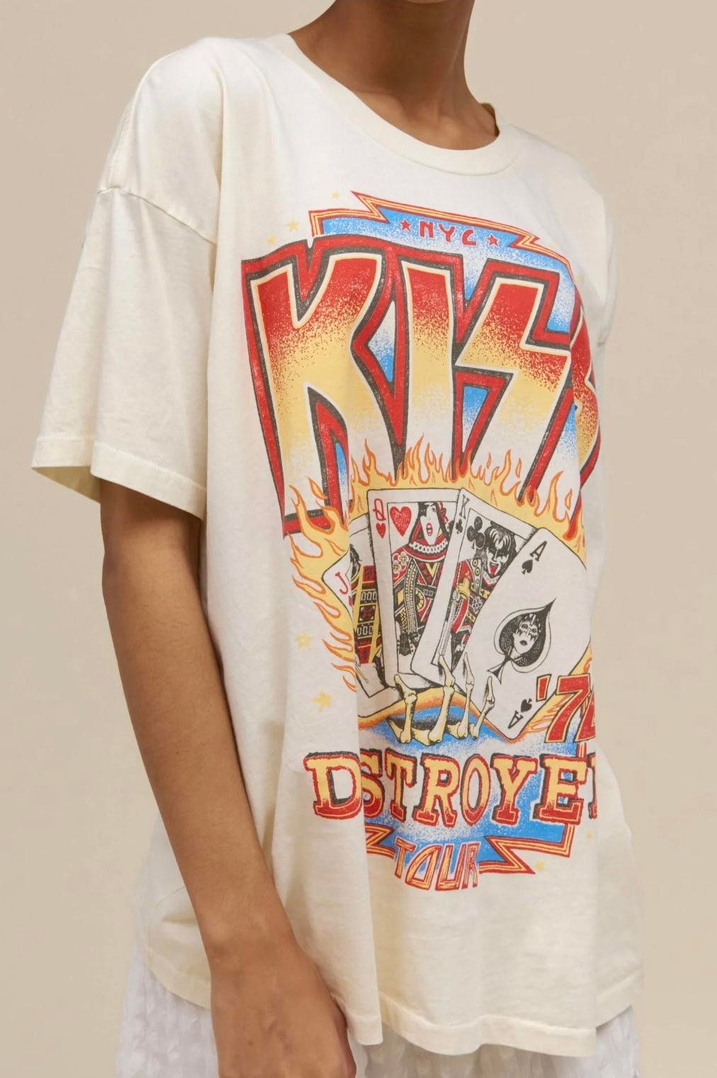 Daydreamer KISS Destroyer Tour Graphic Tee NWOT