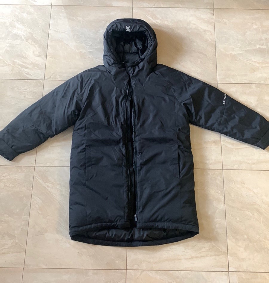 Oversized long puffer jacket