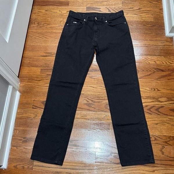 Emporio Armani Black Slim Fit Jeans. Size 33.