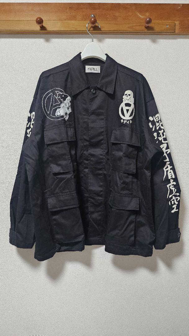 Black military jacket