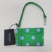 Kate Spade Morgan Sunshine Green Polka Dot Coin Card Case Wallet Wristlet NWT