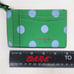 Kate Spade Morgan Sunshine Green Polka Dot Coin Card Case Wallet Wristlet NWT