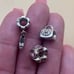 PANDORA Charm Lot Sterling Silver Pink CZ
