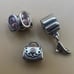 PANDORA Charm Lot Sterling Silver Pink CZ