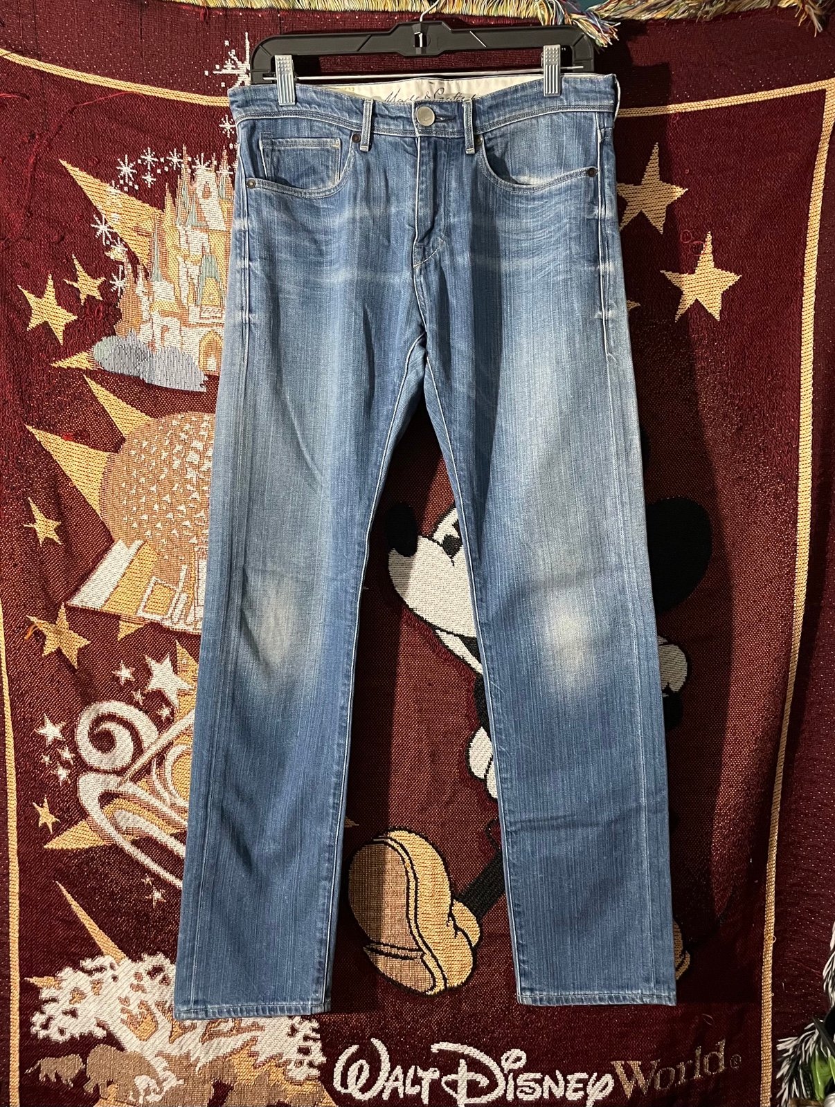 Levis Made & Crafted Light Blue Wash Denim L03 Slim Fit Jeans SZ W30xL31 EUC