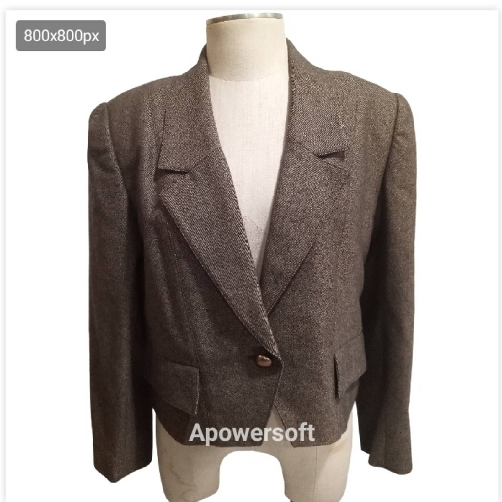 Vintage 1970's Chloe Wool Blazer Size 44